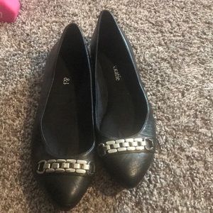 Kelly Katie Black Flats